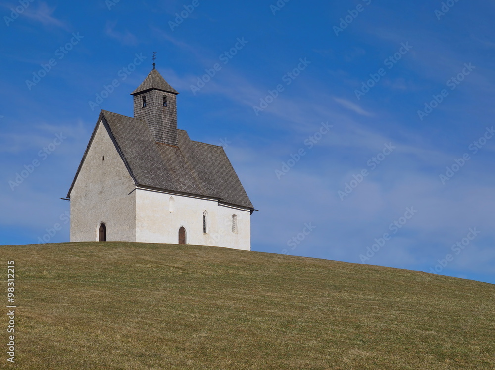 Bergkirchlein Sankt Leonhard bei Sankt Lorenzen / Eibiswald / Steiermark / Österreich