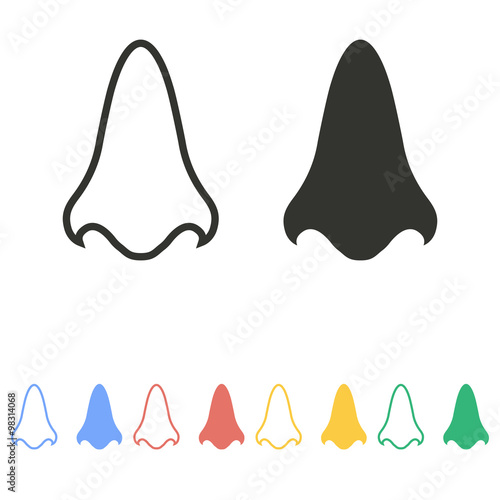 Nose  icon.