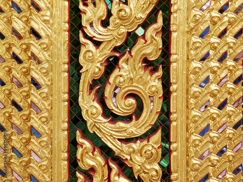 Thai culture pattern decorative