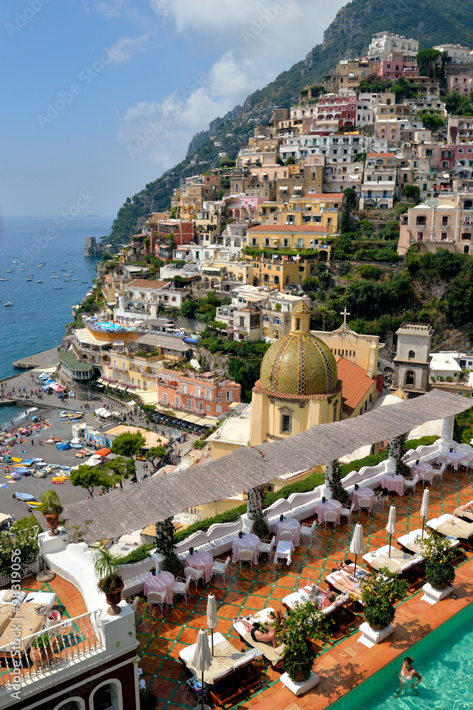 Positano, Amalfi coast, Campania, Italy.