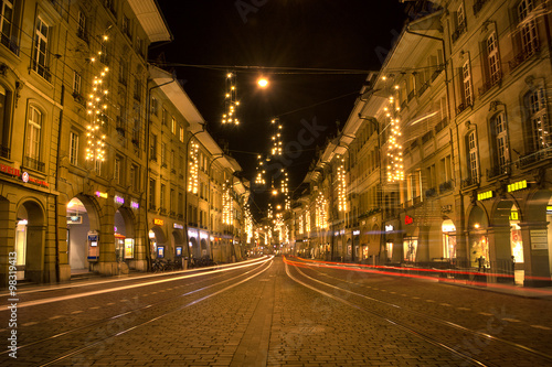 Bern Night Shot zur Weihnachtszeit