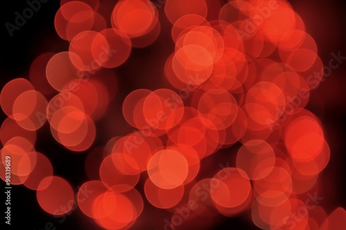 Celebratory background. / Beautiful Rasfokus lights of Christmas garlands.