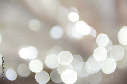 Celebratory background. / Beautiful Rasfokus lights of Christmas garlands.