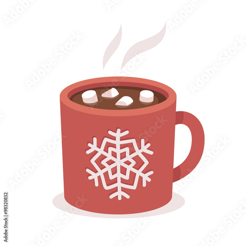 Tableau sur toile Hot chocolate cup