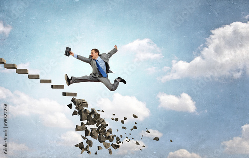 Wallpaper Mural Up the career ladder overcoming challenges Torontodigital.ca