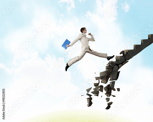 Wallpaper Mural Up the career ladder overcoming challenges Torontodigital.ca