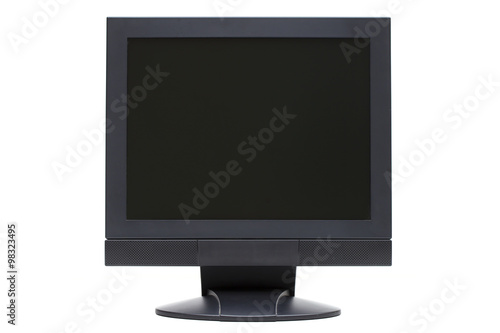 monitor on the white background