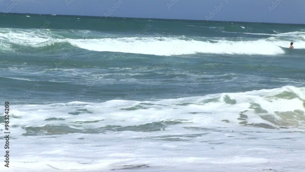 Nice tropical beach and sea wave.
Nice tropical beach and sea wave.