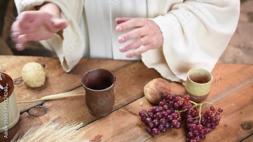 Jesus sharing Communion