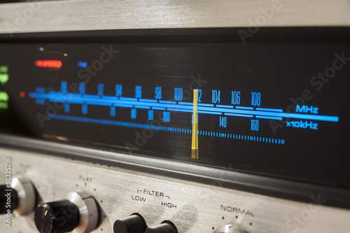 Fotografia Vintage Stereo Receiver