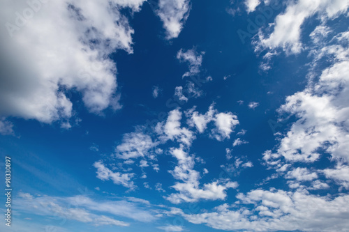 blue sky with cloud