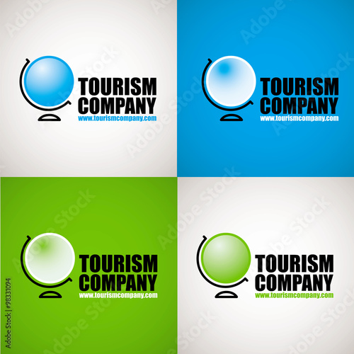 logo globe tourisme
