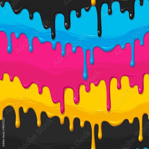 Dripping paint seamless