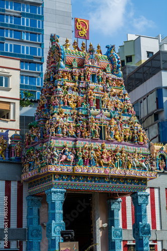 Sri Veeramakaliamman Temple in Little Indi, Singapore photo