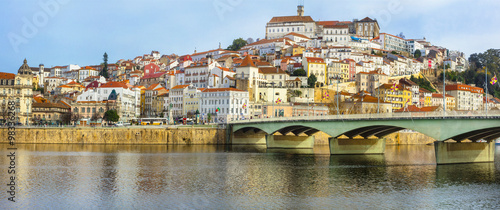 landmarks of Portugal - beautiful Coimbra town photo