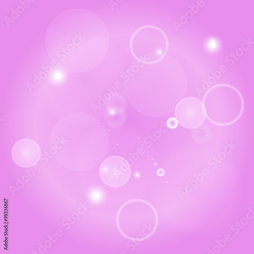 Sparkle circles abstract vector background illustration. Abstract shiny glitters, Pink texture with round elements. Monochrome backdrop.