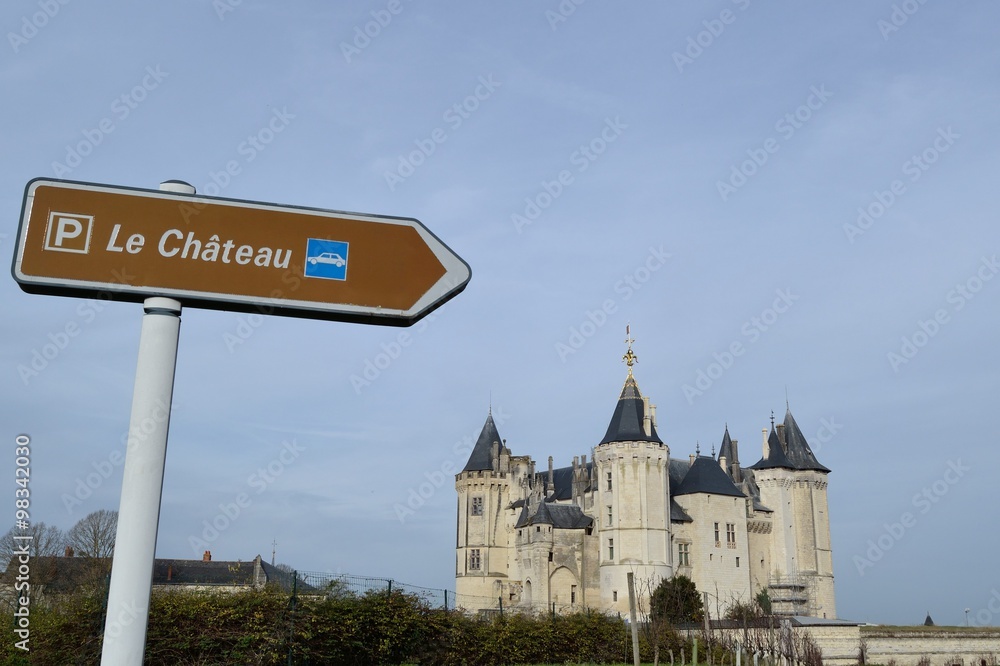 Obraz premium Château de Saumur