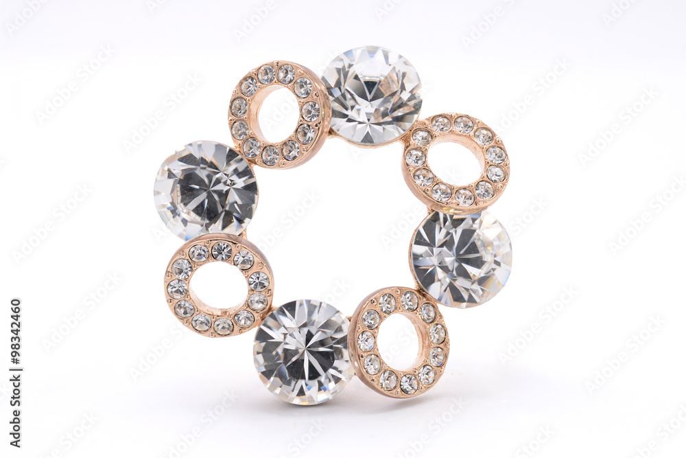 gold brooch with diamonds gold brooch with diamonds