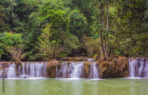 Tee lor su waterfall  in Thailand