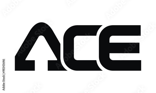 Letter ACE Modern Logo