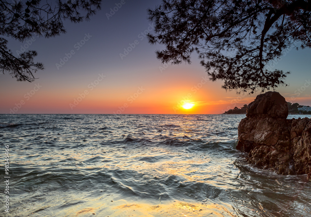 Obraz premium Sunset Croatia