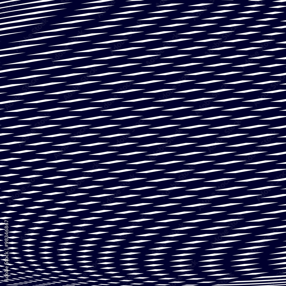 Fototapeta premium Moire style, optical vector pattern, motion effect tile. Decorat