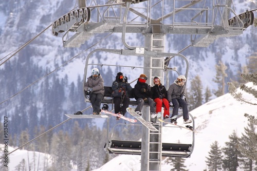 Travel: Lake Tahoe - skiiers and snowboarders