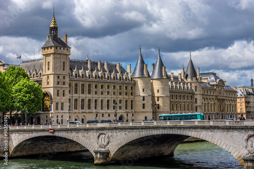 Castle Conciergerie - former royal palace and prison. Paris. © dbrnjhrj