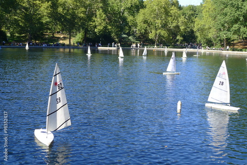 Model Yachts in New York Central Park