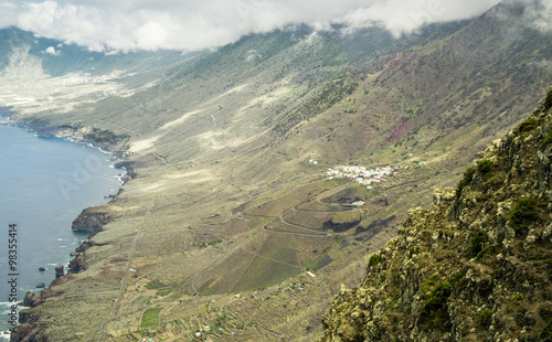 View from Mirador del Bascos at El Hierro, Canary Islands photo