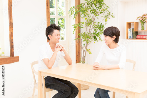 young asian couple lifestyle image