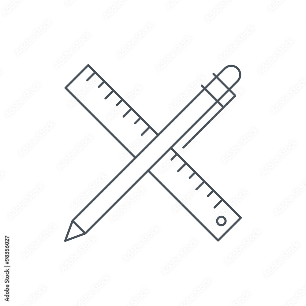 Thin line Education icon Thin line Education icon