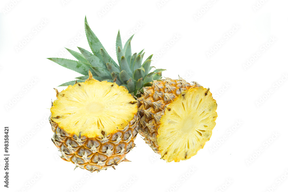 Fresh pineapple isolated on white background Fresh pineapple isolated on white background