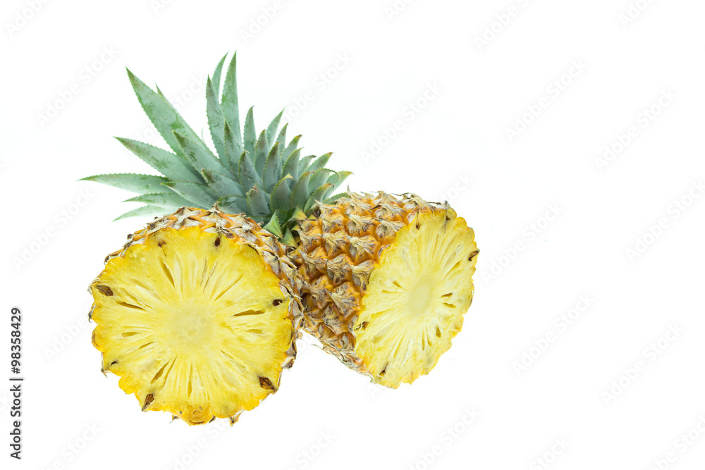 Fresh pineapple isolated on white background Fresh pineapple isolated on white background