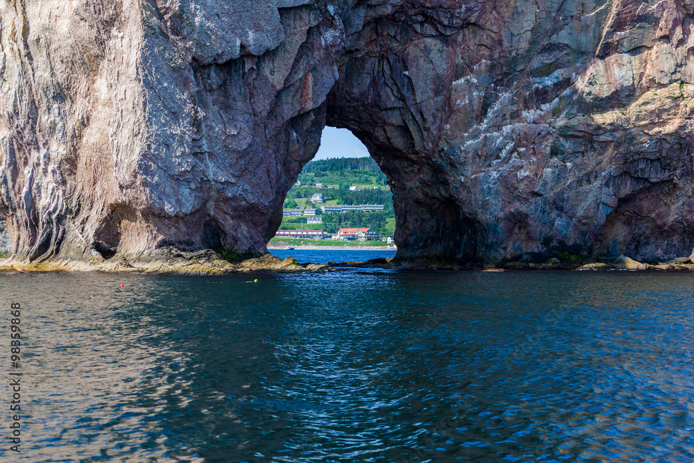 Perce Rock, Perce, Gaspe, Peninsula, Quebec, Canada
Perce Rock is one of the world's largest natural arches located in water.