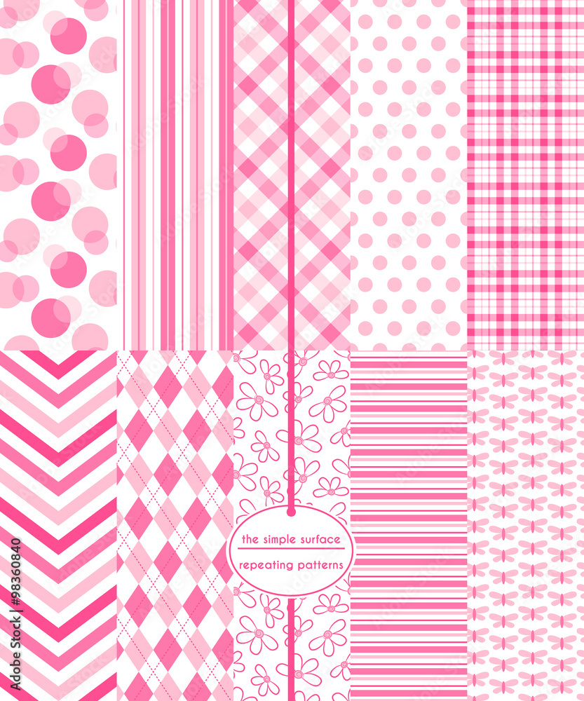 Baby Girl Background Chevron