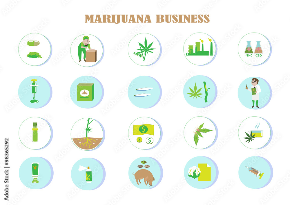 benefits of marijuana In the circle. illustration vector benefits of marijuana In the circle. illustration vector