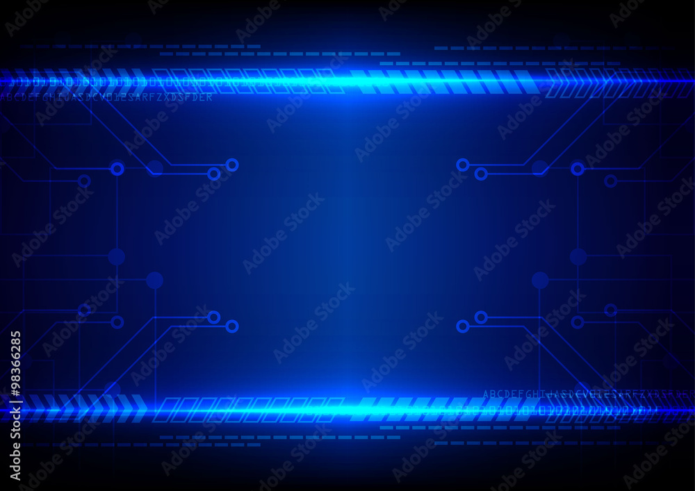 Abstract Technology circuit with arrow background vector illustr Abstract Technology circuit with arrow background vector illustr