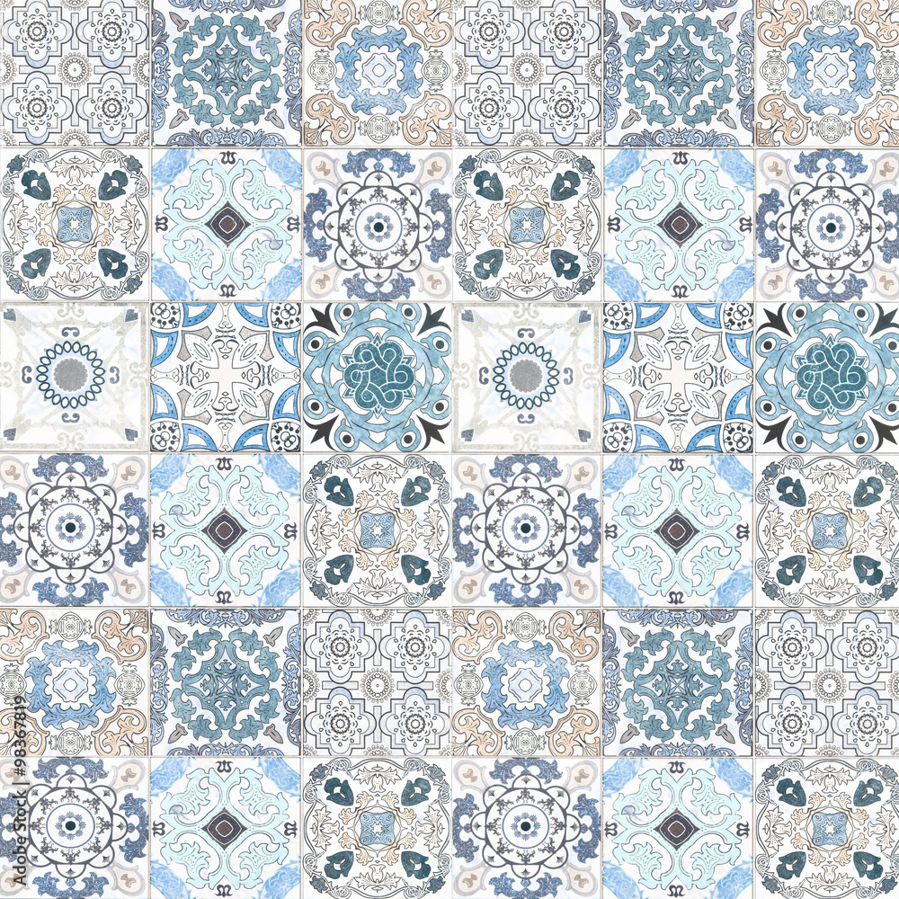 Ceramic Floor and Wall Tile background building construction mat - obrazy, fototapety, plakaty 