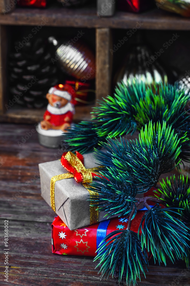 Obraz premium Gift box for Christmas