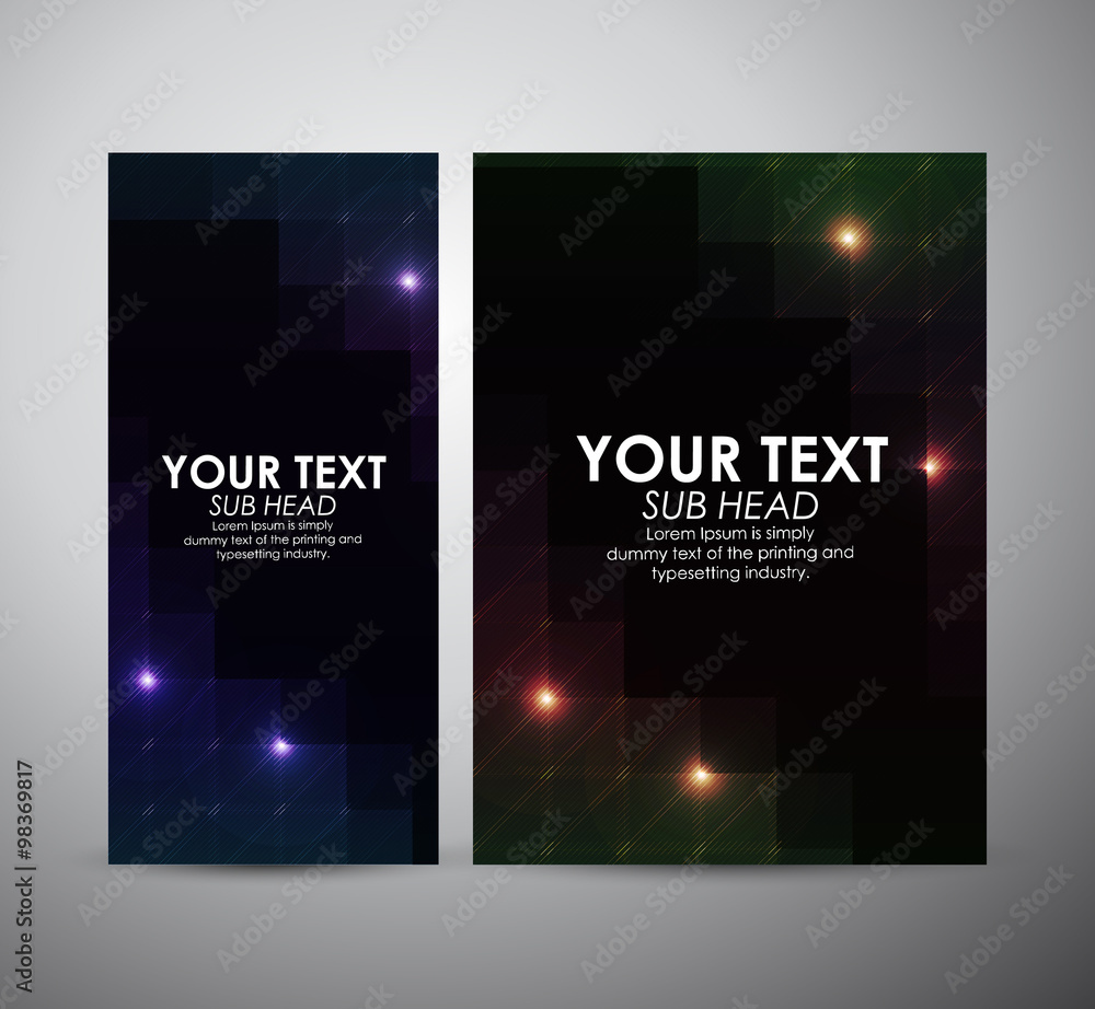 Fototapeta premium Brochure business design abstract colorful Modern pattern stylish texture background template or roll up.