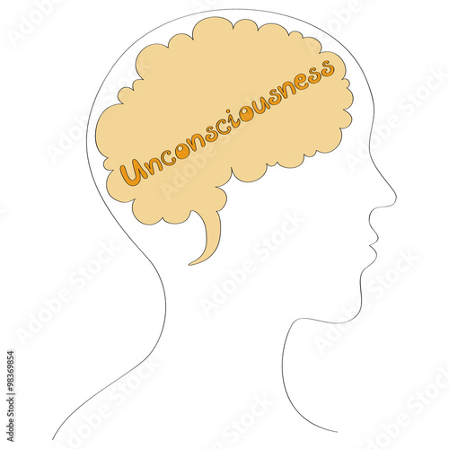 Unconsciousness vector background 