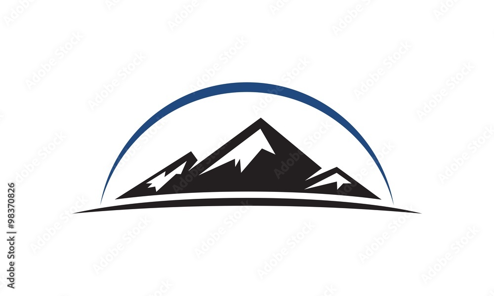  lanscape mountain design logo