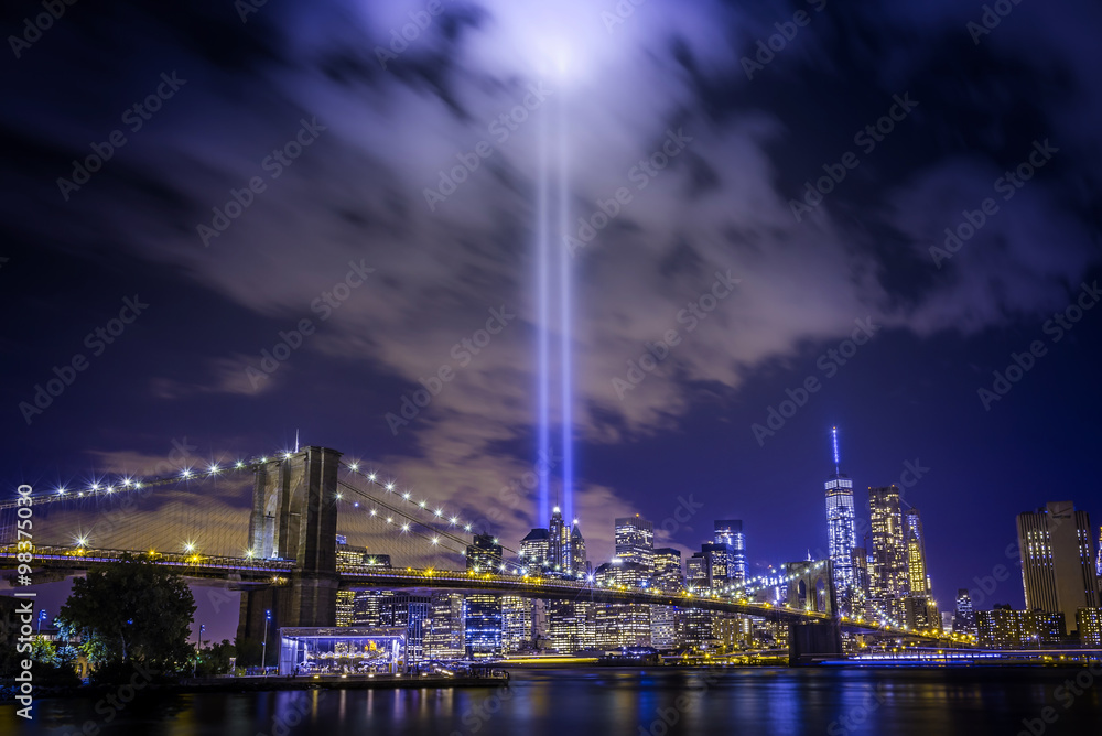 Fototapeta premium 911 Tribute in Light