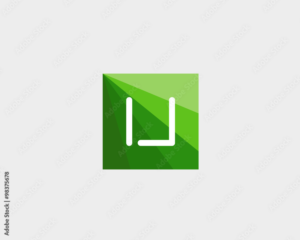 Abstract letter U logo design template. Abstract letter U logo design template.