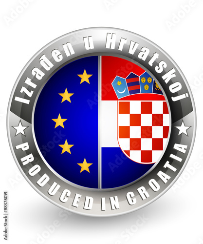Produced in Croatia and EU label