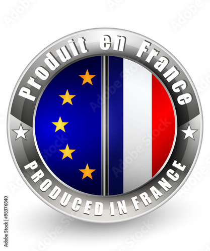 Produced in France and EU label