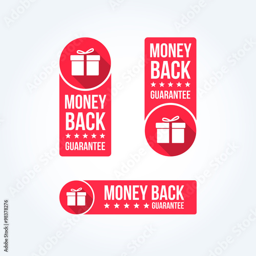 Money Back Guarantee Labels