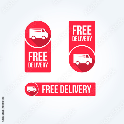 Free Delivery Labels