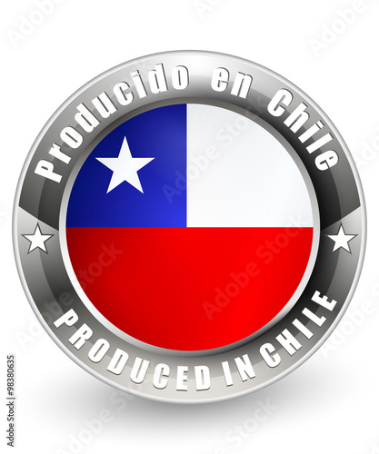 Produced in Chile label